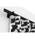 Embout Pixel rail 33x11,5 rectangulaire noir mat