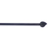 1 Tringle Feuille noir brossé 40-70cm D10