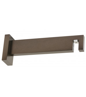 Support rectangle antic bronze 155mm D33X11,5