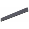 Rail Aura rectangle 33x11,5 noir mat 2m00