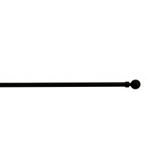 1 Tringle Boule noir mat 60-100cm D7