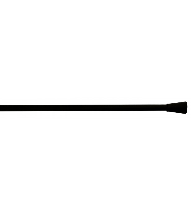 1 Tringle Pommeau noir mat 40-60cm D7
