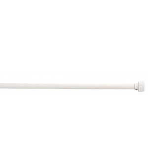 1 Tringle Bouton blanc mat 40-60cm D7