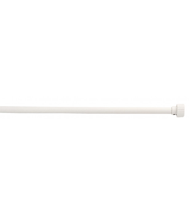 1 Tringle Bouton blanc mat 40-60cm D7
