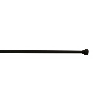 1 Tringle Bouton noir mat 60-100cm D7